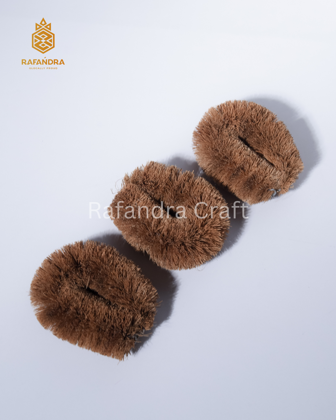 Round Coconut Fiber Brush (BR-SK4)